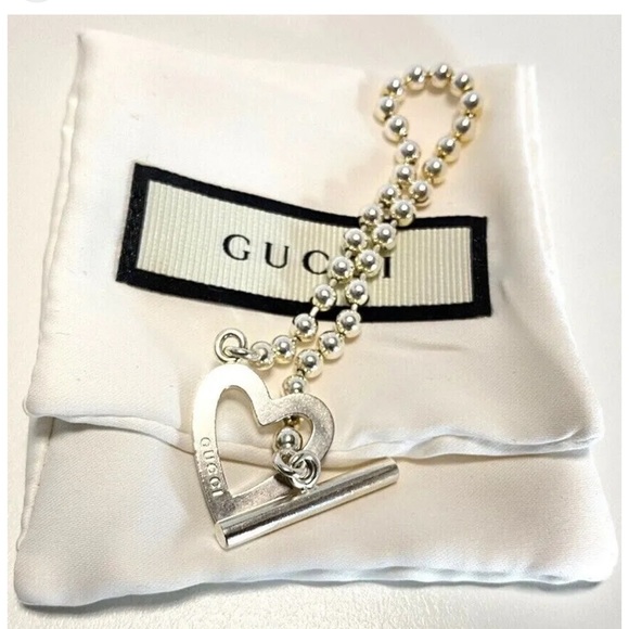 LUXURY GUCCI bracelet Sterling Silver 925 - Picture 2 of 9